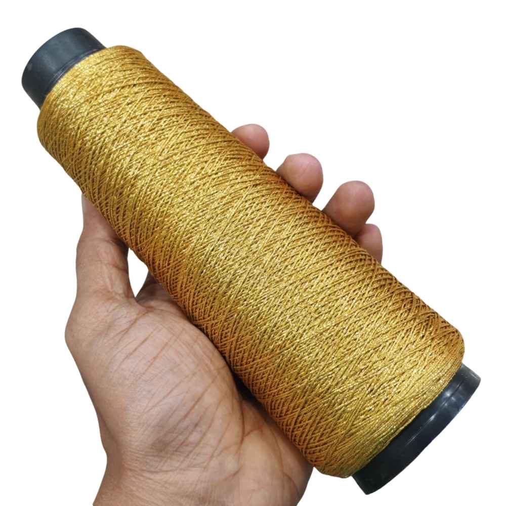 Zari Thread Gold 6 Strand-Lite