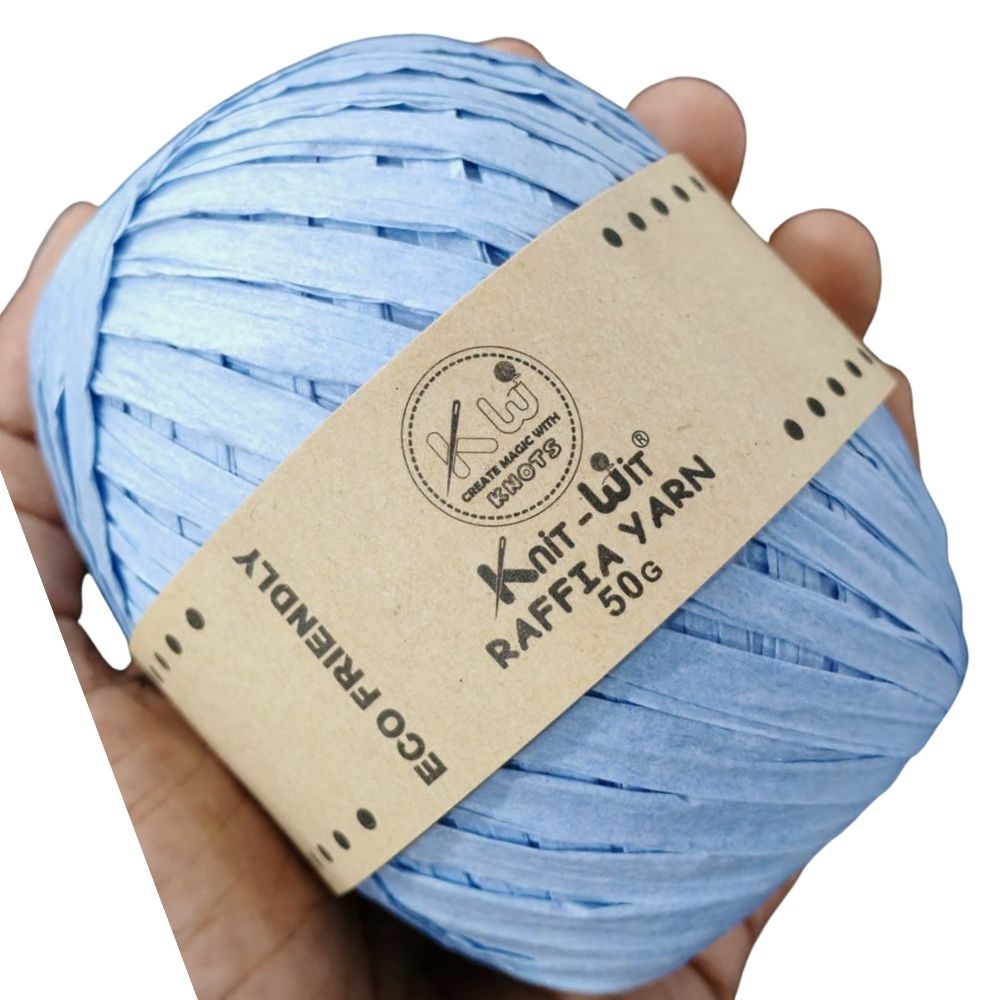 Raffia Paper Yarn 119 Light Blue