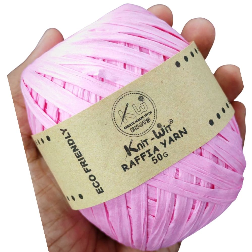 Raffia Paper Yarn 117 Pink Raffia Paper Yarn 117 Pink