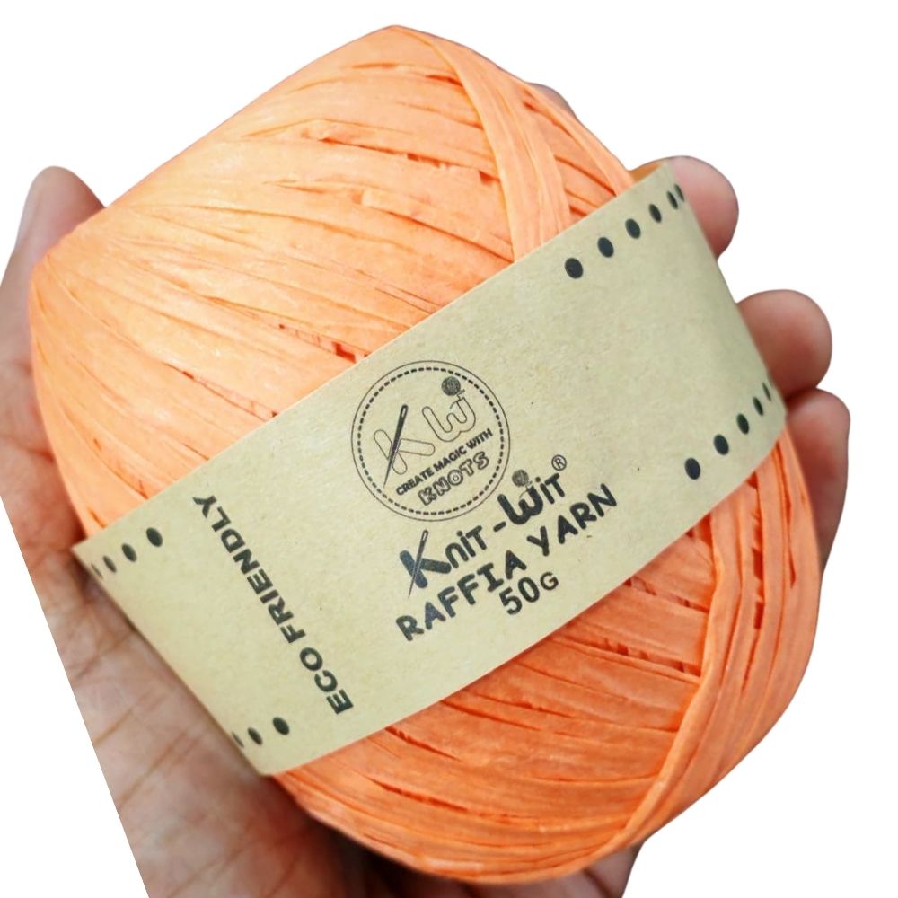 Raffia Paper Yarn 118 Orange Raffia Paper Yarn 118 Orange