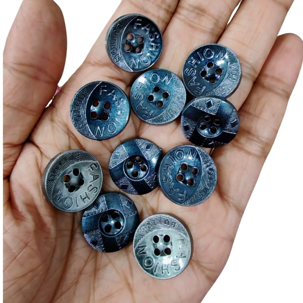 Fancy button printed 20pc