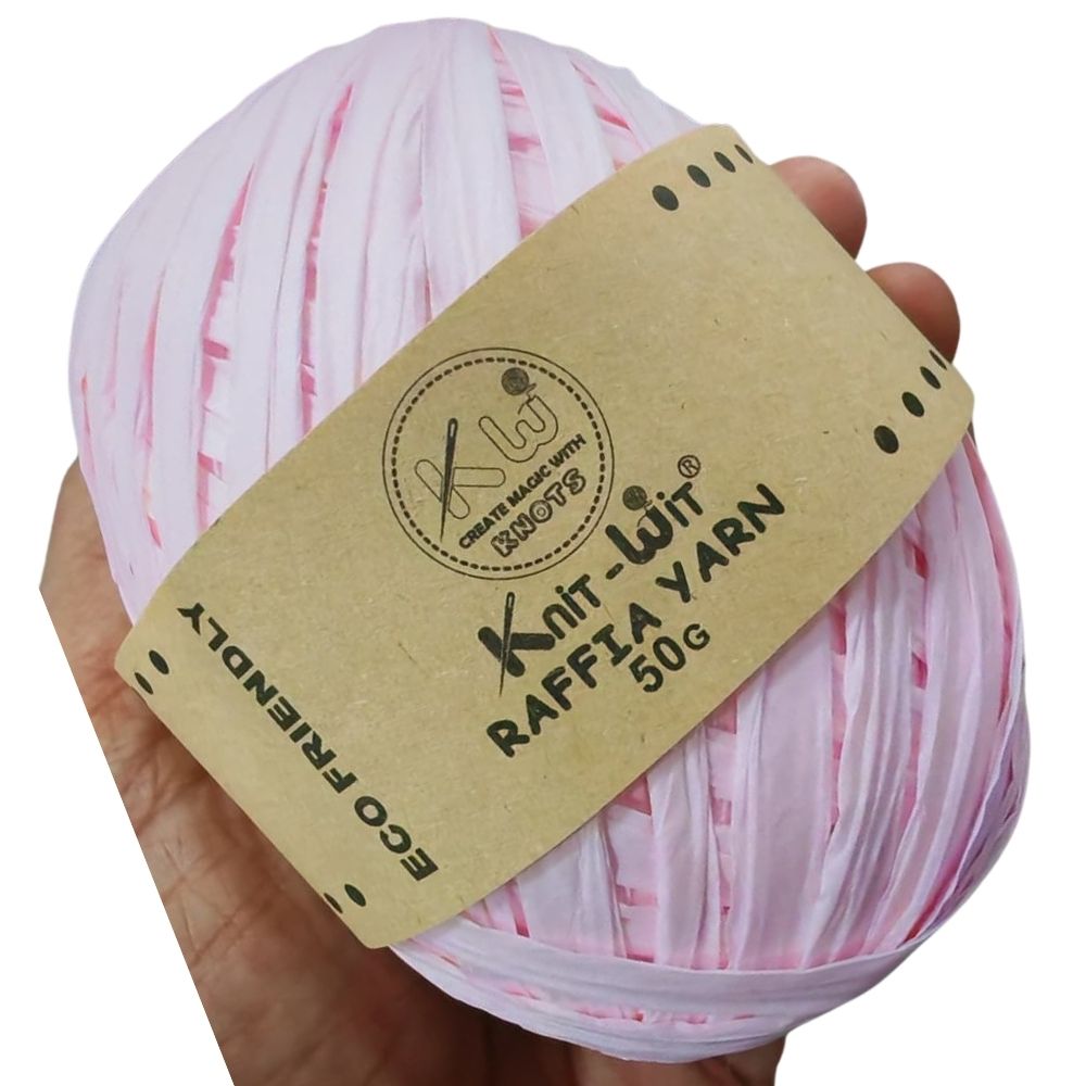 Raffia Paper Yarn 124 Light Pink Raffia Paper Yarn 124 Light Pink
