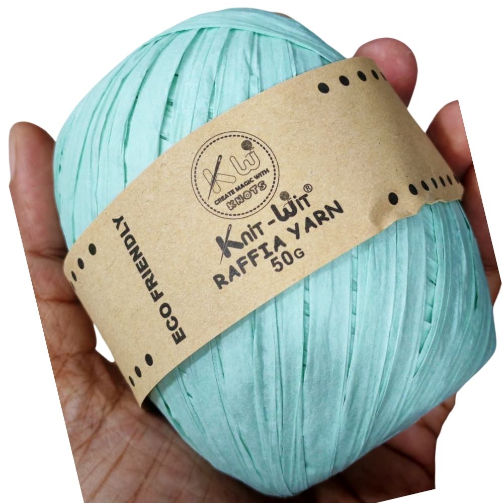 Raffia Paper Yarn 139 Lite Teal Raffia Paper Yarn 139 Lite Teal