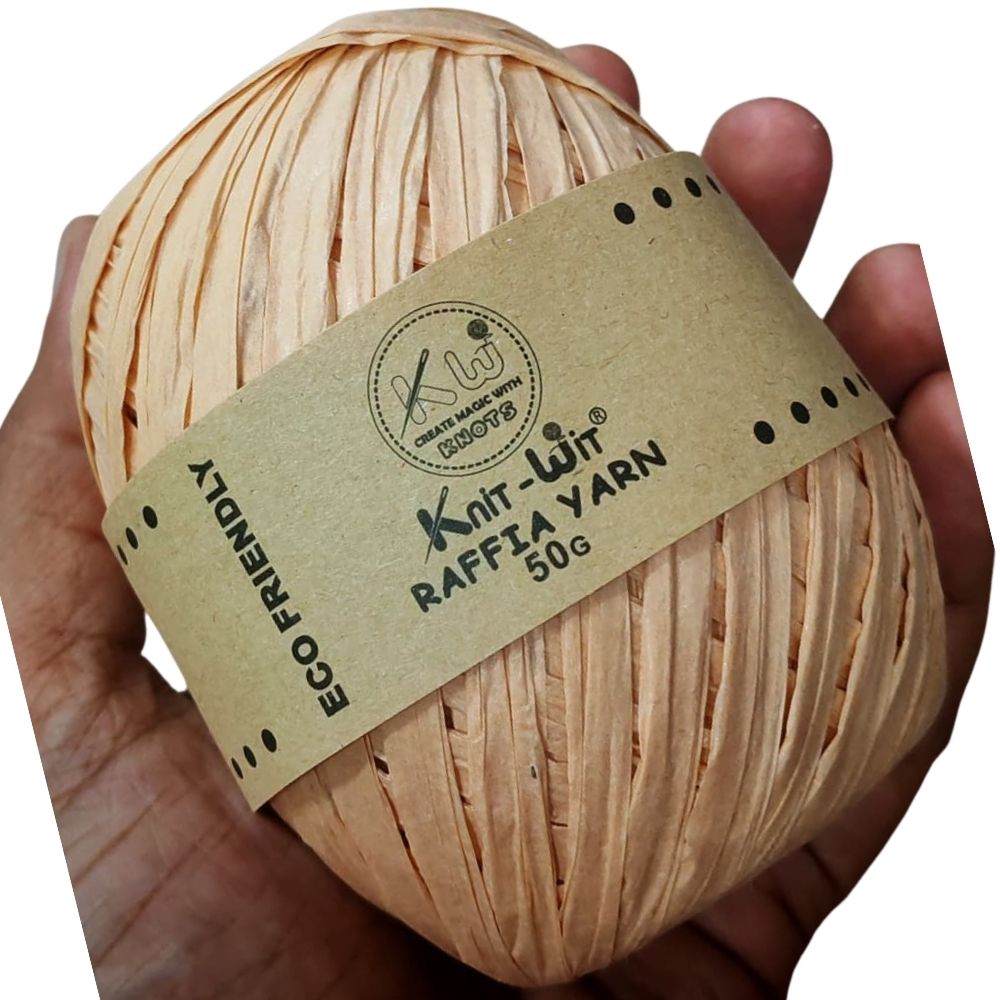 Raffia Paper Yarn 147 Light Tan Raffia Paper Yarn 147 Light Tan
