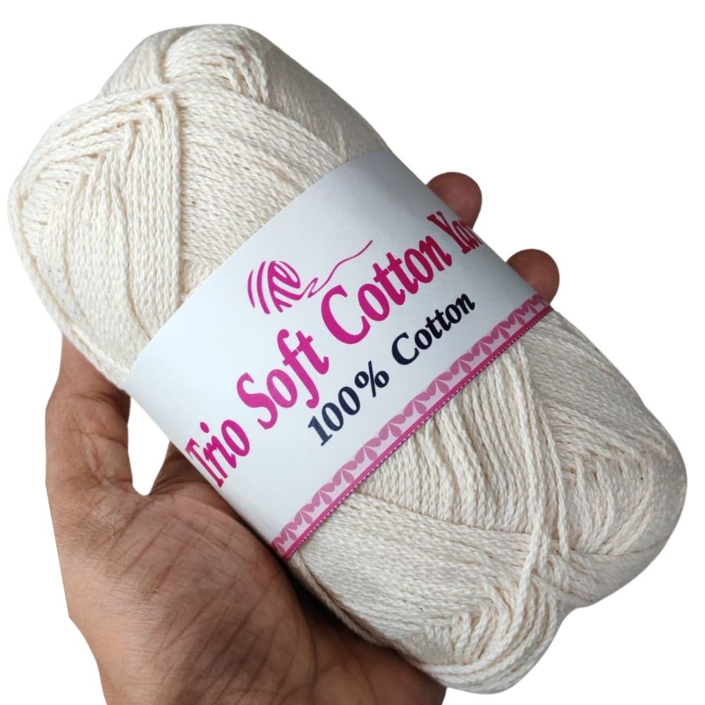 Trio Soft Cotton Yarn Off White