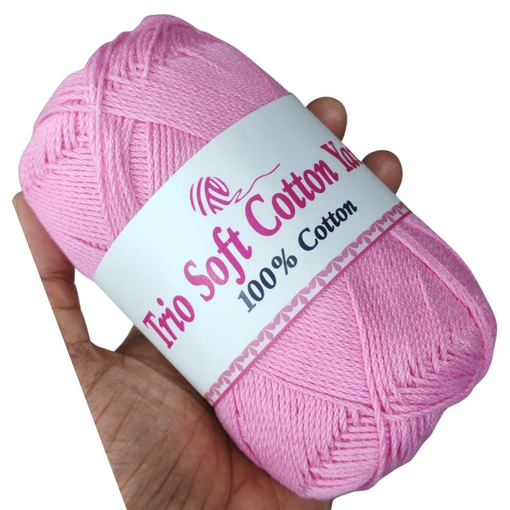 Trio Soft Cotton Yarn Carnation Pink 18L