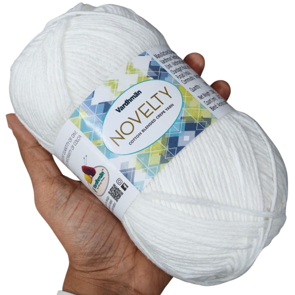 Vardhman Novelty 02- White Vardhman Novelty 02- White