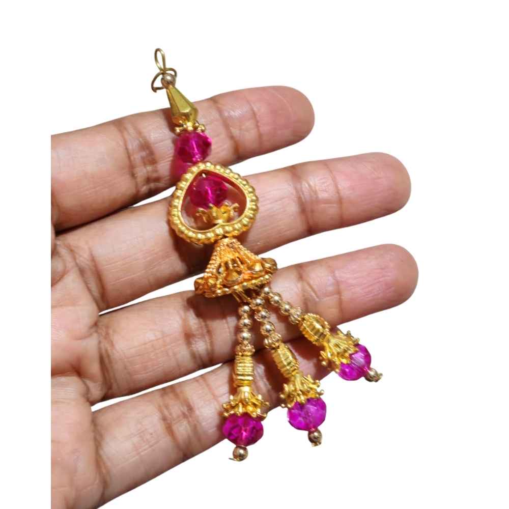 Lite Peach Tassel- Big- Single Pc