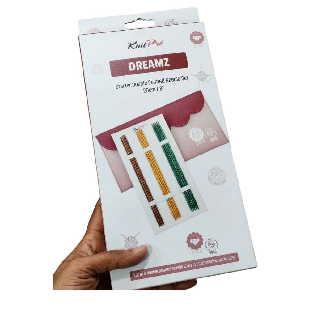 KnitPro Dreamz Starter Double Pointed Needle Set 20cm/8"-200642 KnitPro Dreamz Starter Double Pointed Needle Set 20cm/8"-200642