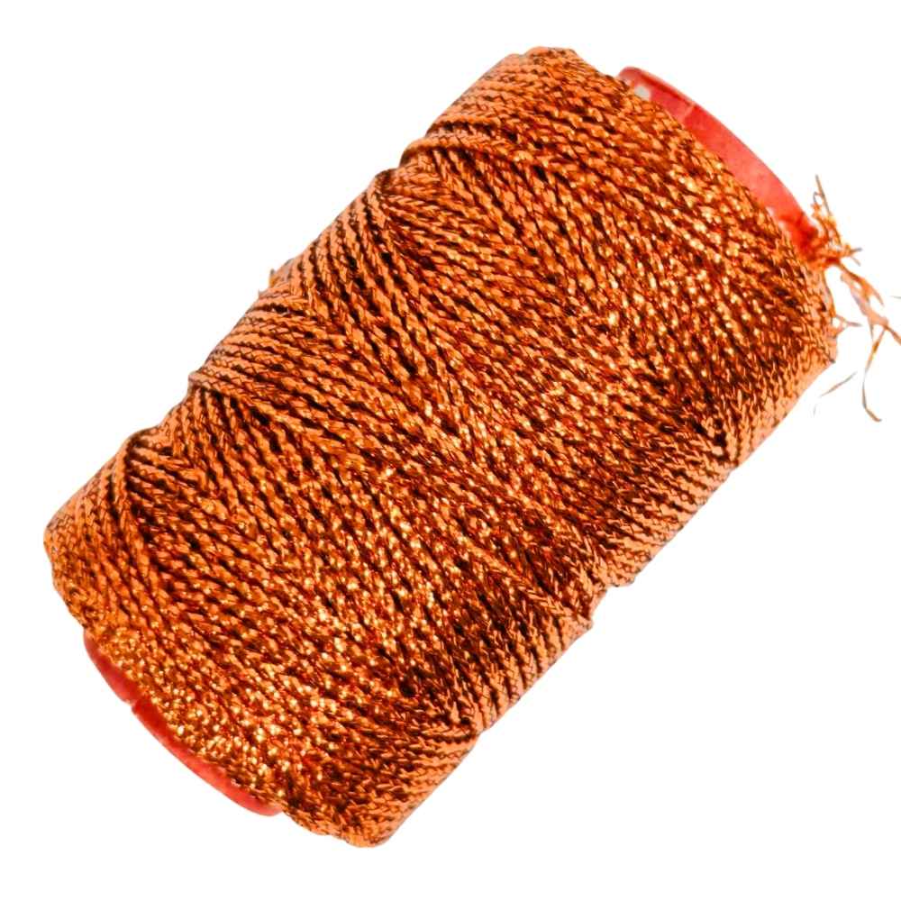 Viscose metallic thread 12 Small- Orange