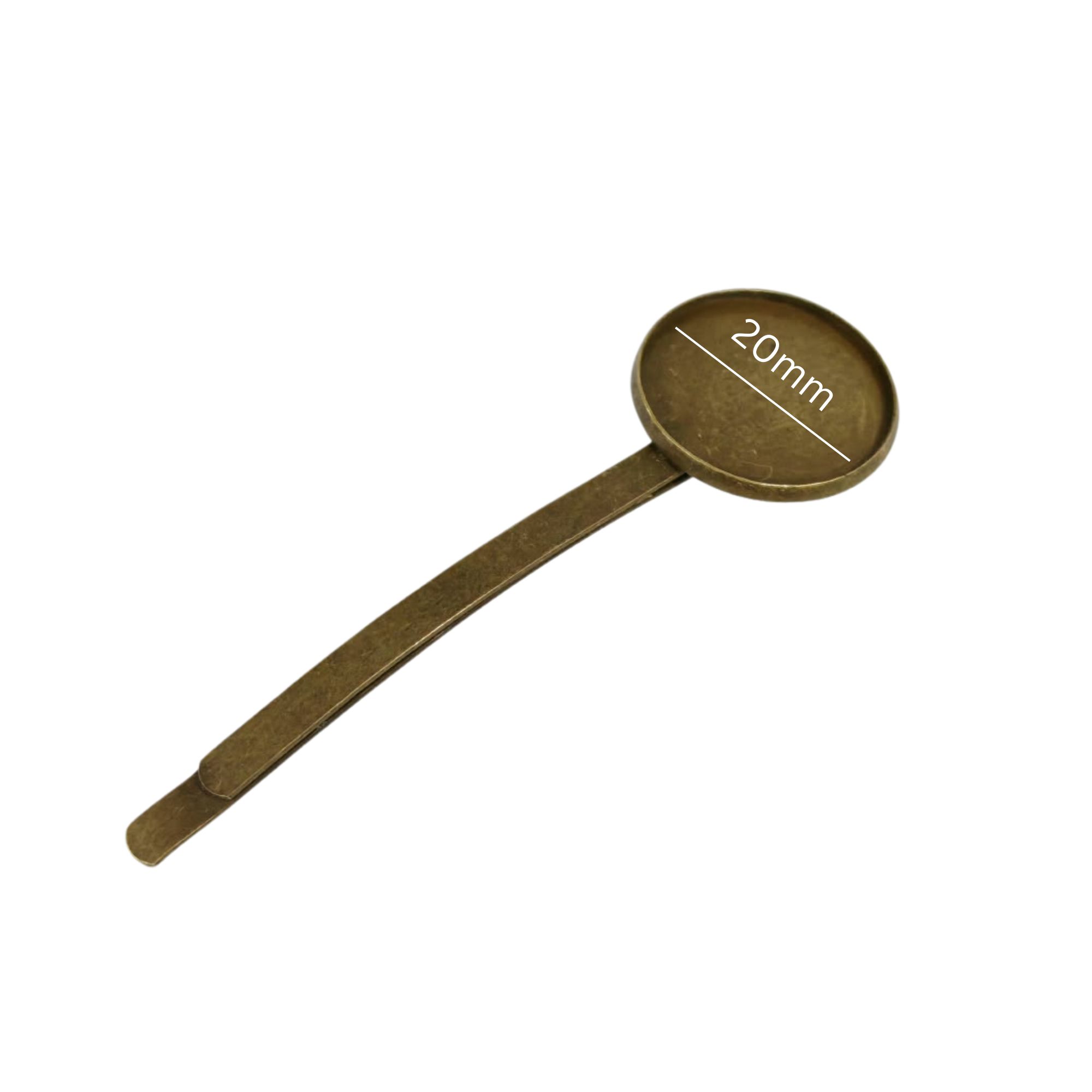 Hair Pin With Bezel Hair Pin With Bezel