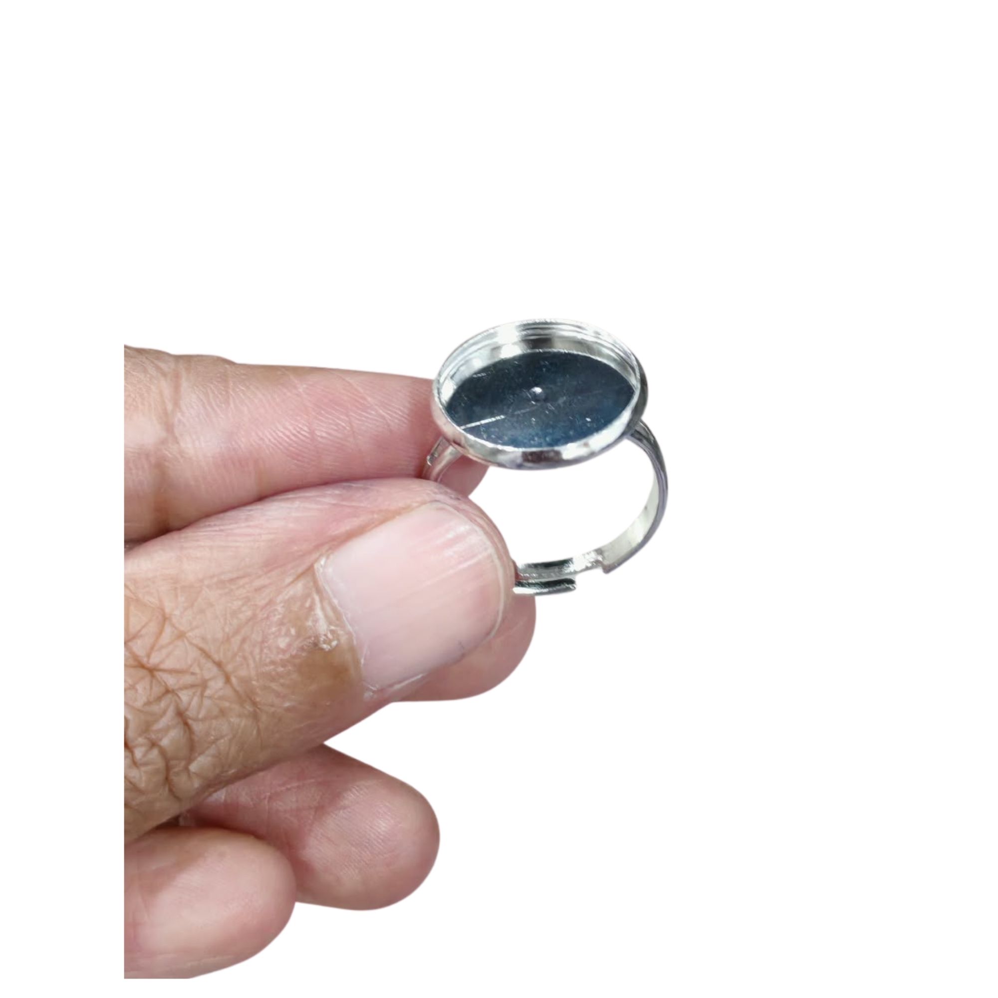 Finger Ring Chrome Silver 14mm Finger Ring Chrome Silver 14mm