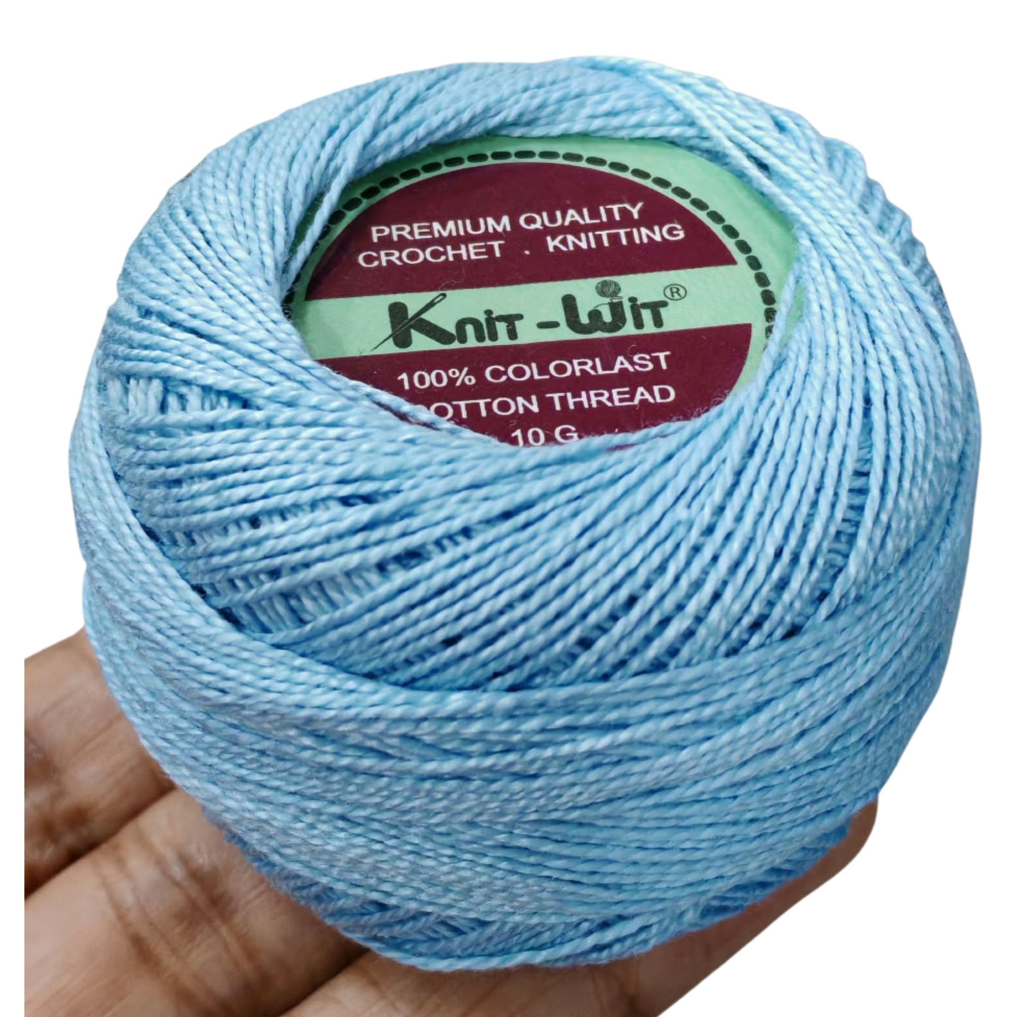 Knit-Wit Cotton Thread No.8 Baby Blue A3325
