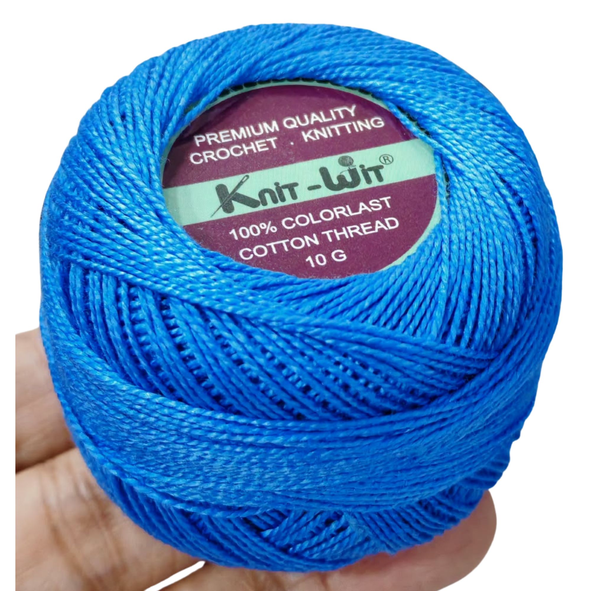 Knit-Wit Cotton Thread No.8 Blue A798