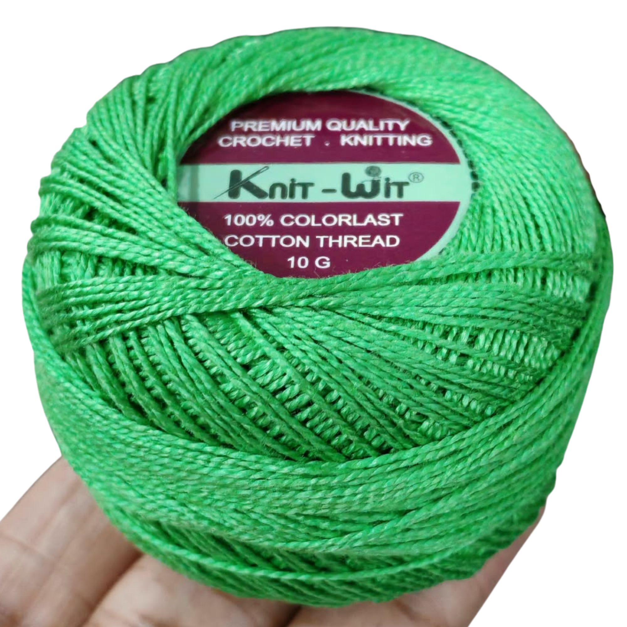 Knit-Wit Cotton Thread No.8 Medium Green A702