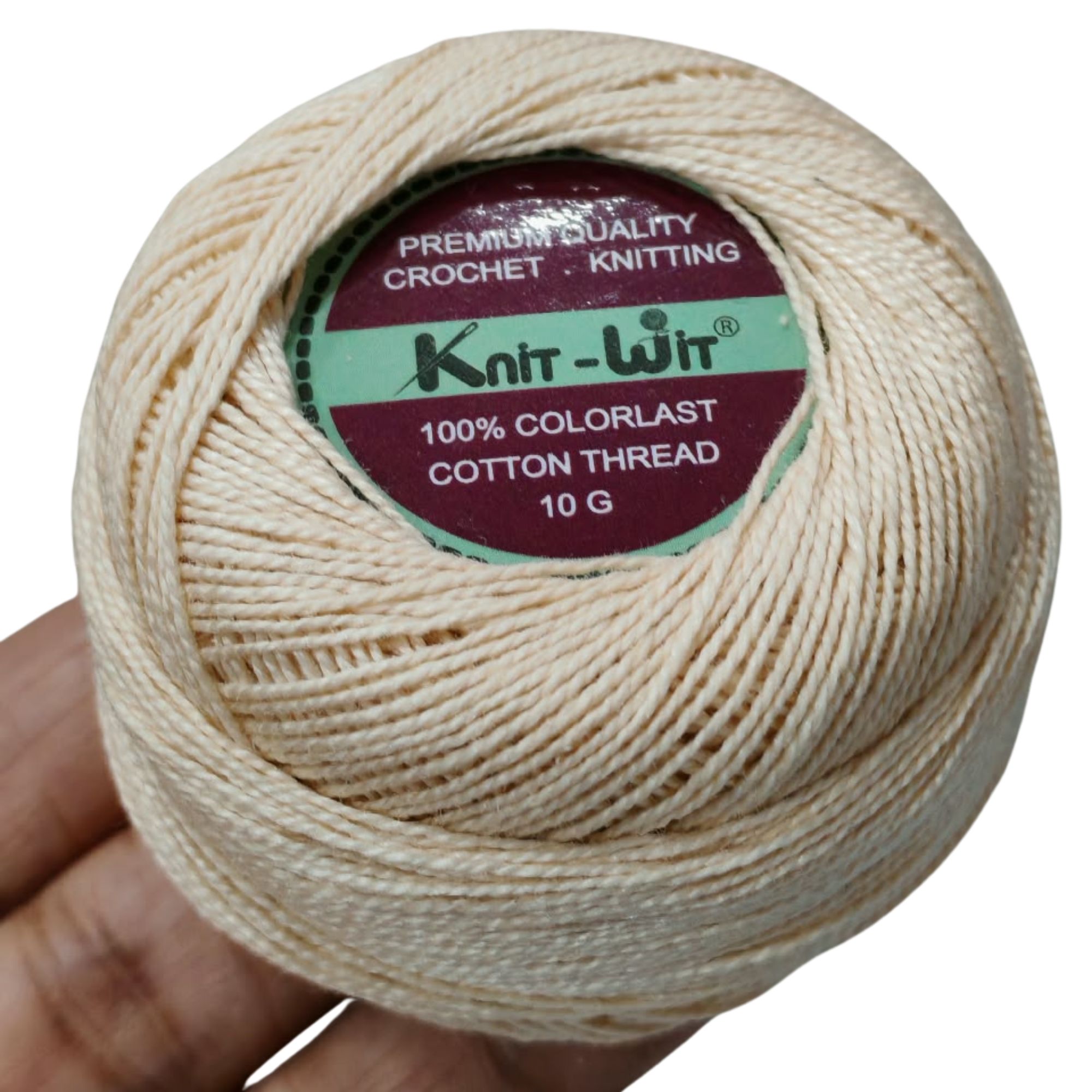Knit-Wit Cotton Thread No.8 Beige A739