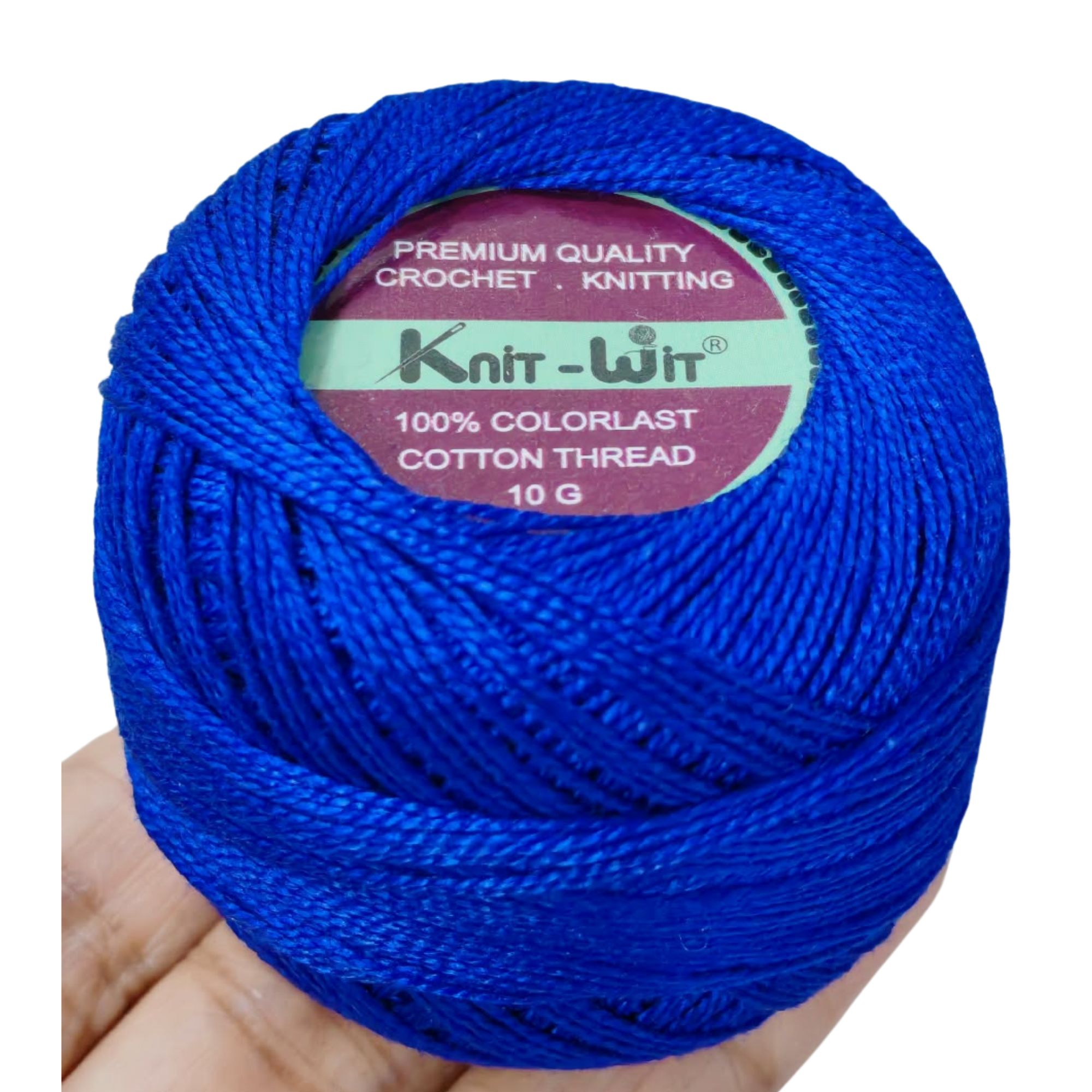 Knit-Wit Cotton Thread No.8 Royal Blue A820