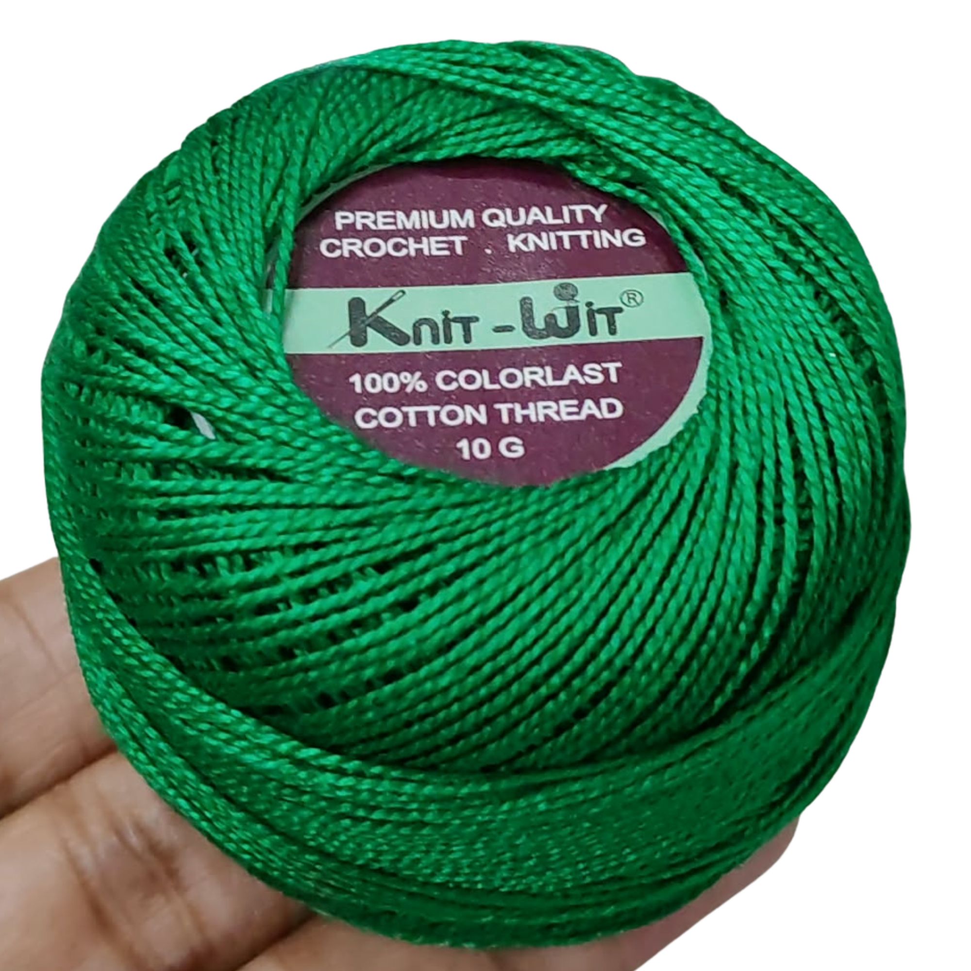 Knit-Wit Cotton Thread No.8 Green A699