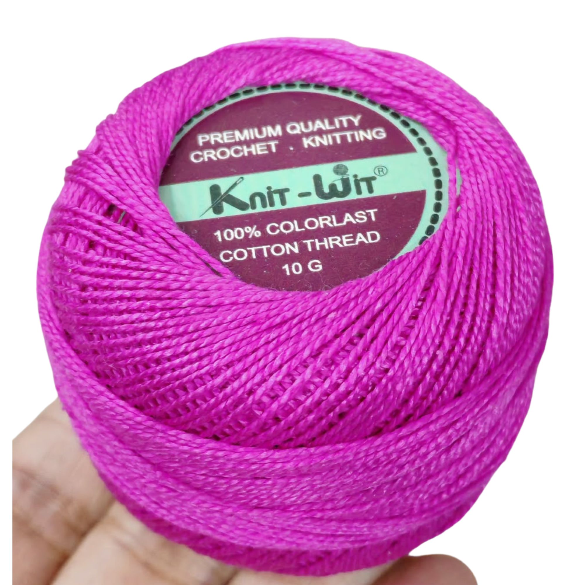 Knit-Wit Cotton Thread No.8 Magenta A917