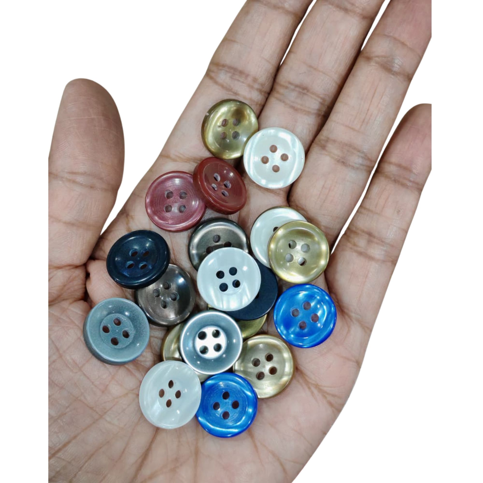 Plastic button mix- 20pc