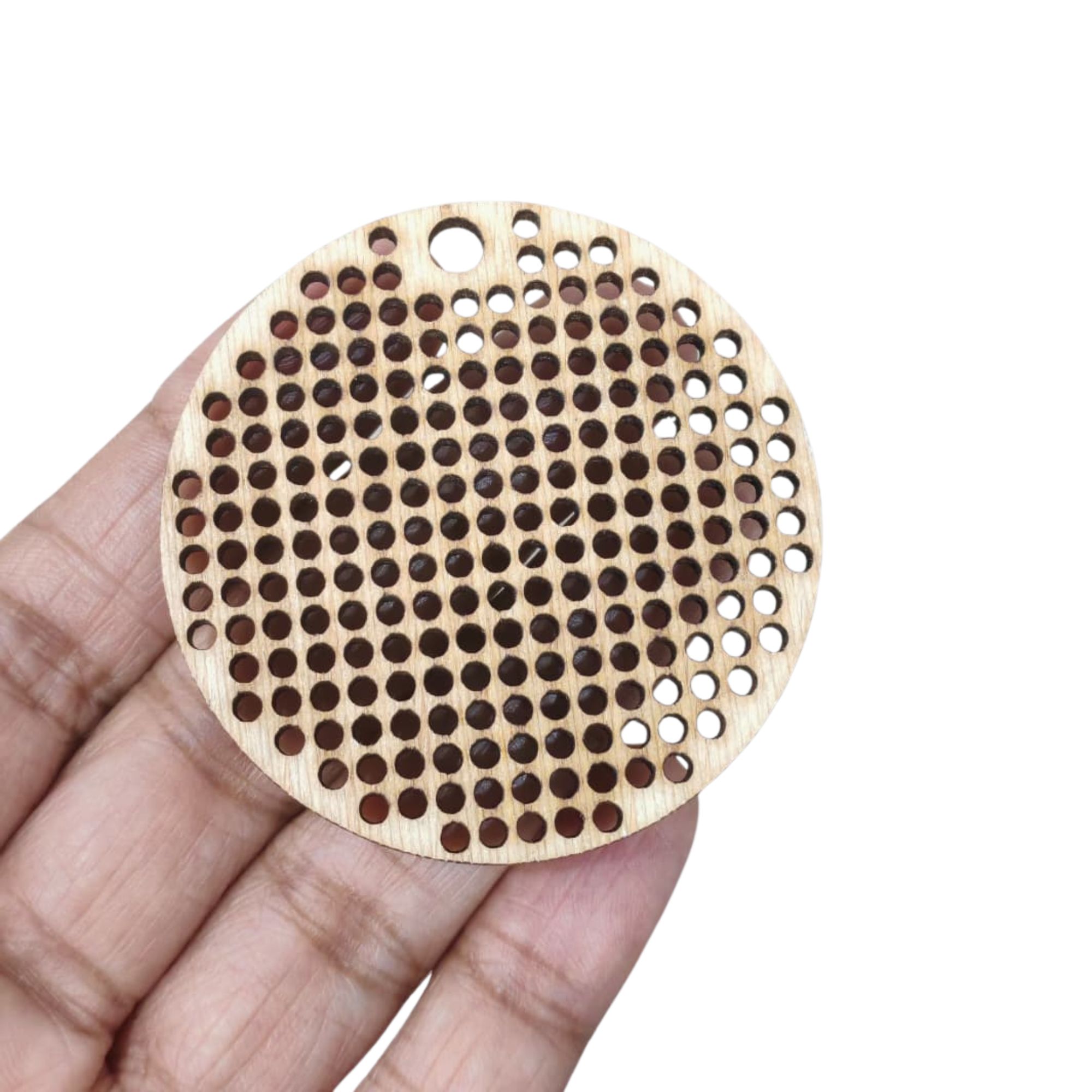 Veneer Cutout For Cross Stitch- Round 5cm Veneer Cutout For Cross Stitch- Round 5cm