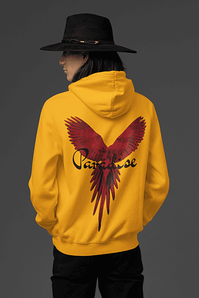 The Paradise Parrot Scarlet Wingback