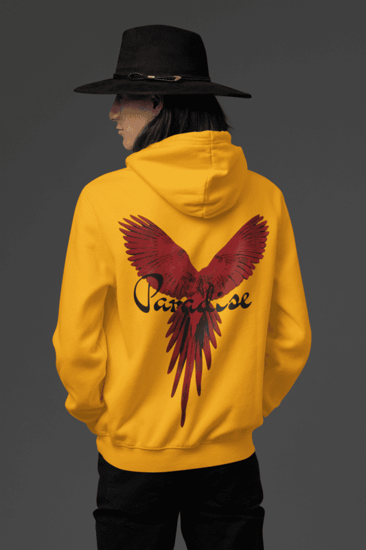 The Paradise Parrot Scarlet Wingback