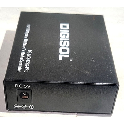 Digisol 100Base-TX/Fx Single fiber Media Converters, DG-MC5123S-PTLV12