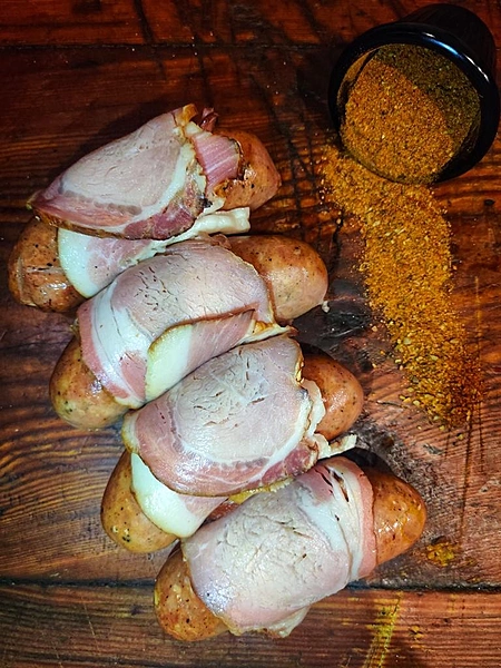 Bacon Wrapped Sausages 500 Gms