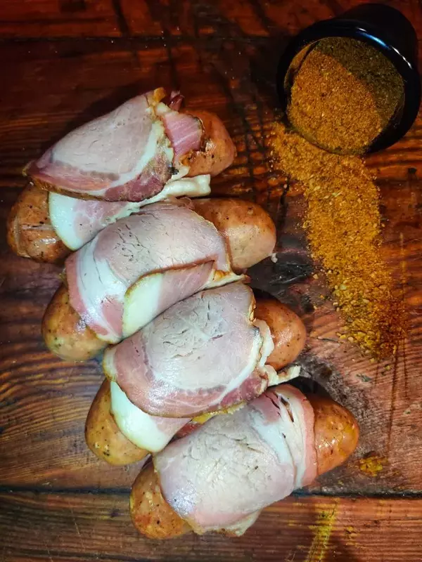 Bacon Wrapped Sausages 500 Gms - HMAN