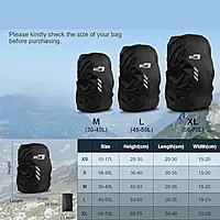 RAIDA REVLOX WATERPROOF BAGPACK COVER BLACK