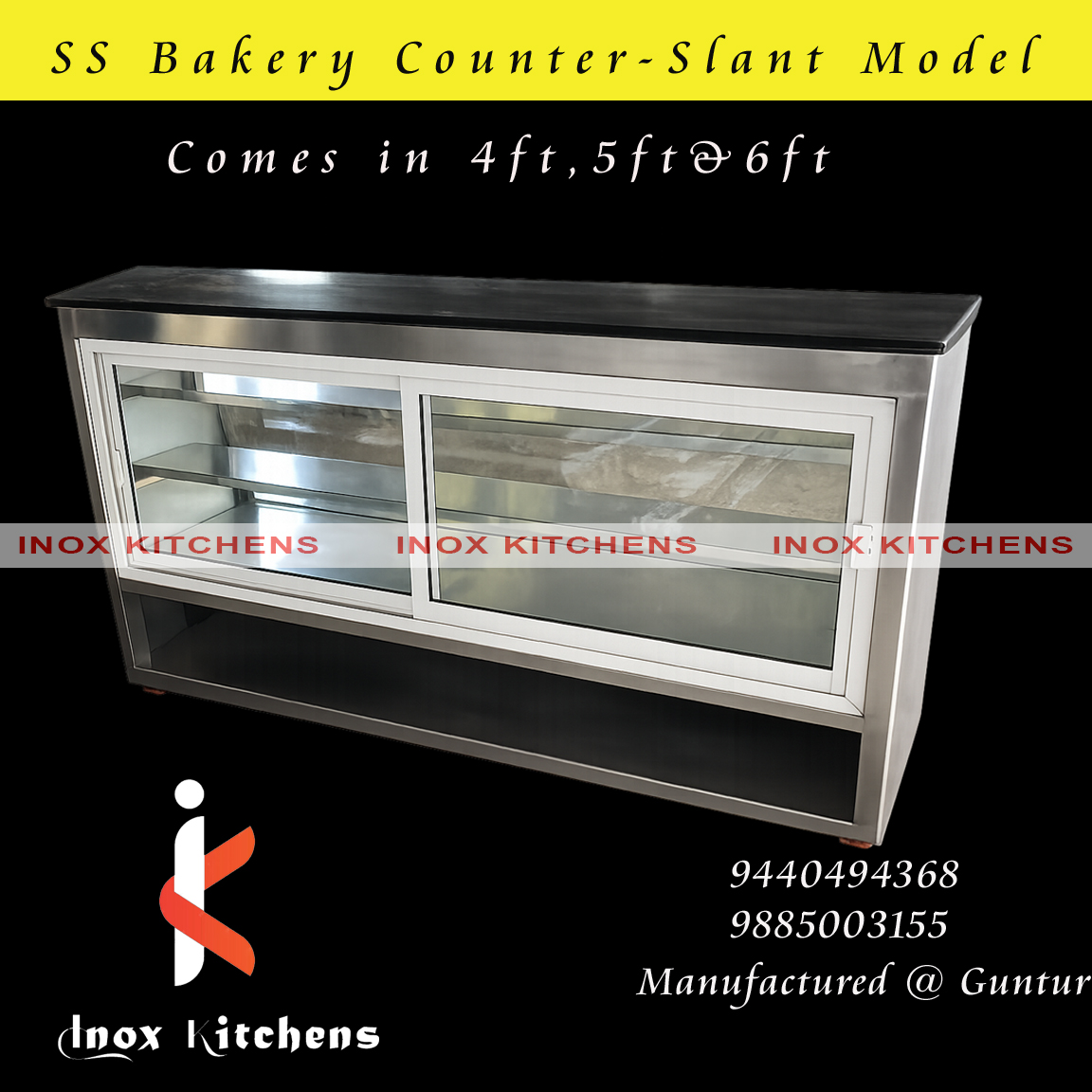 SS Bakery Counter-Slant Model