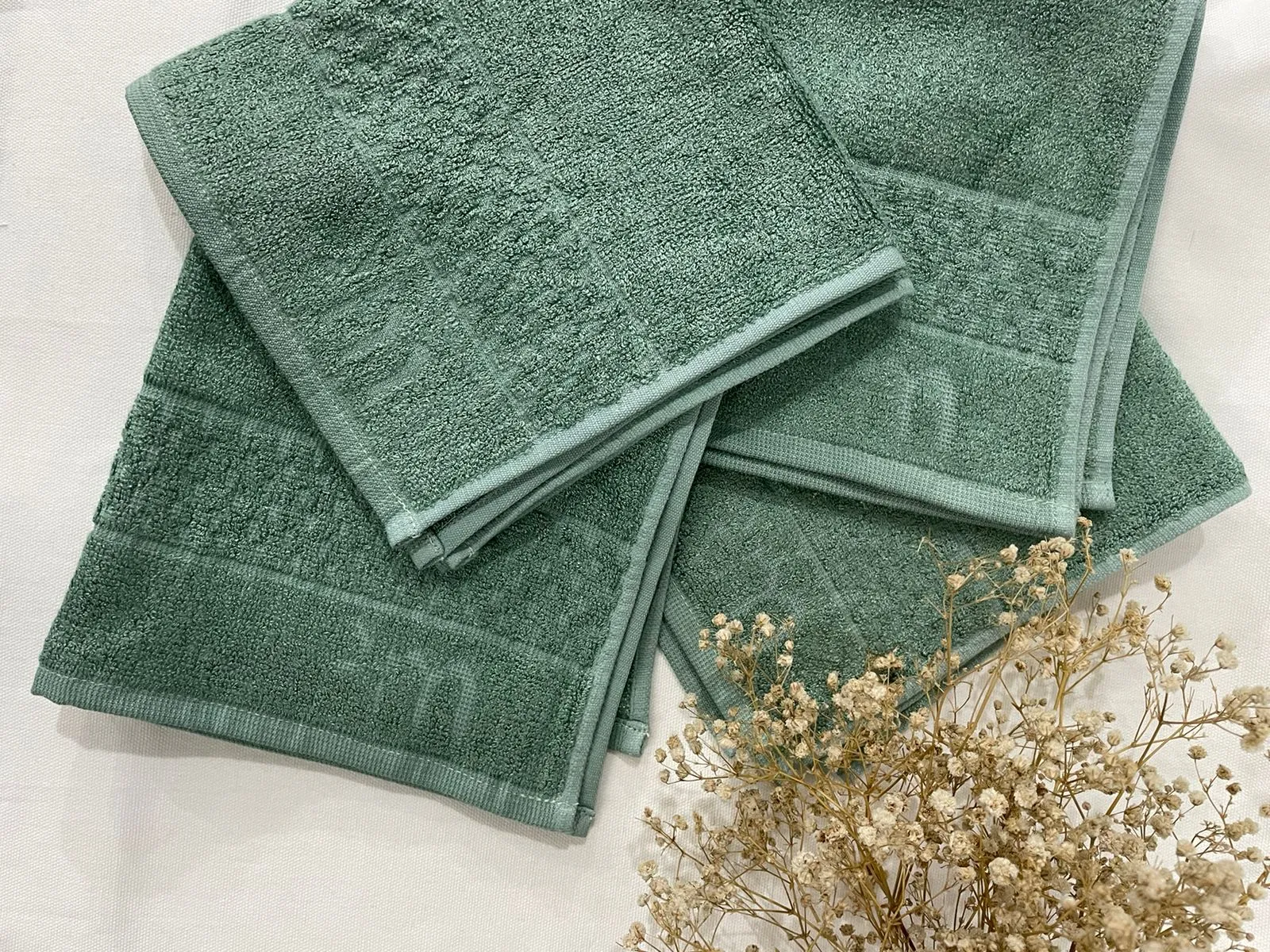 Bamboo face towel 30x30 ethical green eco friendly towel