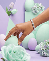 925 Silver Infinite Radiance Baguette Bangle