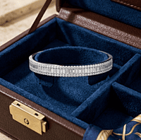 925 Silver Infinite Radiance Baguette Bangle