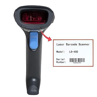 Barcode Scanner RETSOL LS 450 Laser Barcode Scanner