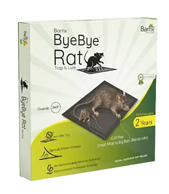Barrix Bye Bye Rat Trap & Lure | Humane Rodent Control