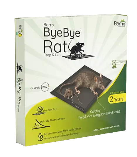 Barrix Bye Bye Rat Trap & Lure | Humane Rodent Control