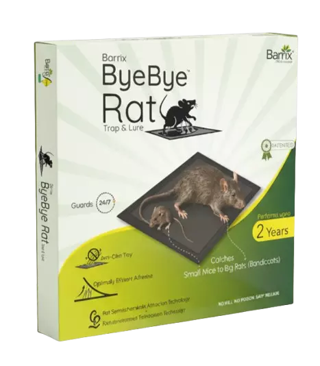 Barrix Bye Bye Rat Trap & Lure | Humane Rodent Control