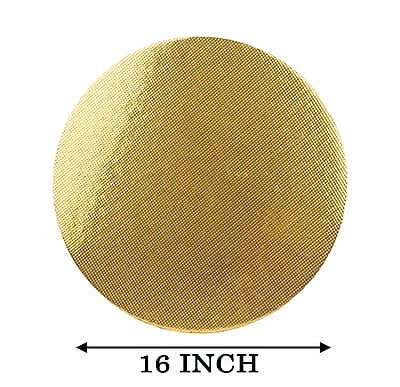 Qson Cake Board 16 Round Gold Qson Cake Board 16 Round Gold