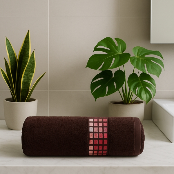 Cotton Towel Brown