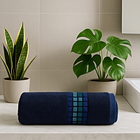 Cotton Towel Navy Blue