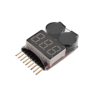 Battery Voltage Tester checker Monitor and Buzzer Alarm - lipo, li ion life Battery Voltage Tester checker Monitor and Buzzer Alarm - lipo, li ion life