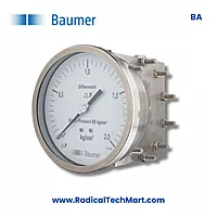 Baumer BA Differential Pressure Gauge with Electrical Contacts