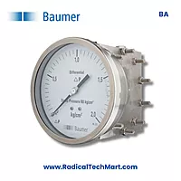 Baumer BA Differential Pressure Gauge - DN 100/150 mm