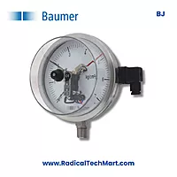 Baumer BJ Pressure Gauge with Electrical Contacts