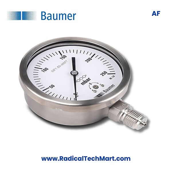 Baumer AF Capsule Pressure Gauge - DN 63/100/125/150 mm