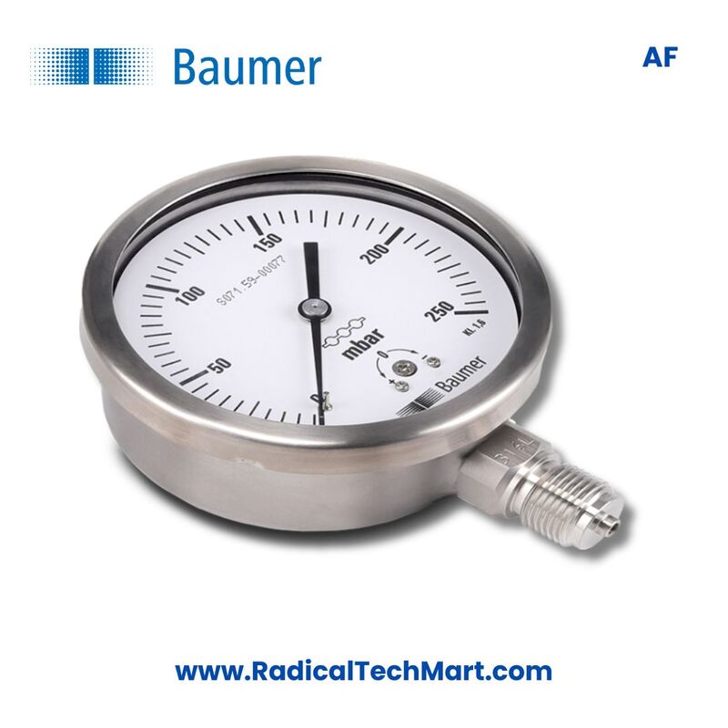 Baumer AF Capsule Pressure Gauge - DN 63/100/125/150 mm