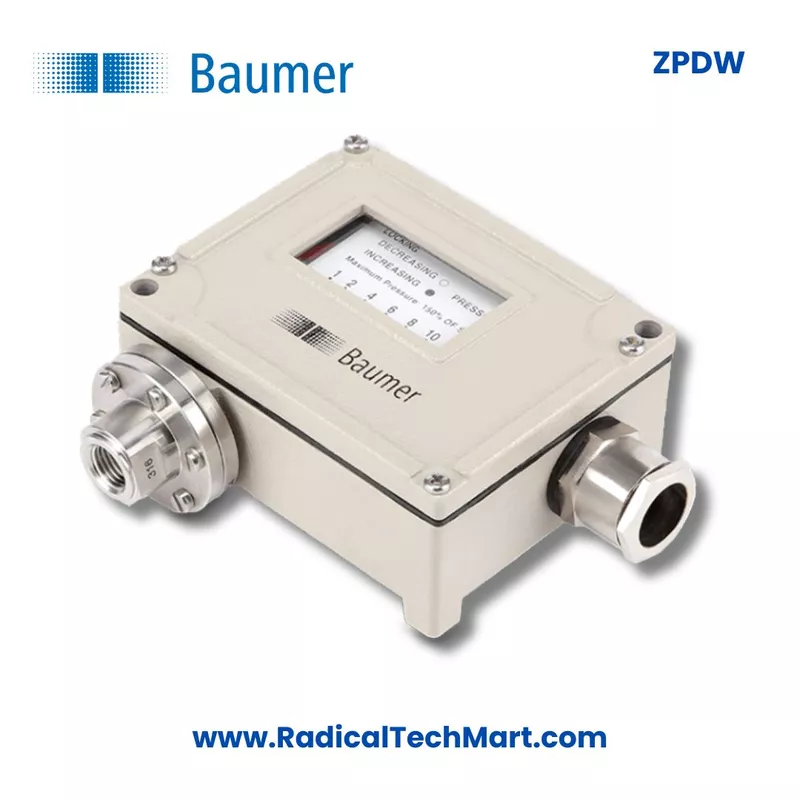 Baumer ZPDW Diaphragm Pressure Switch