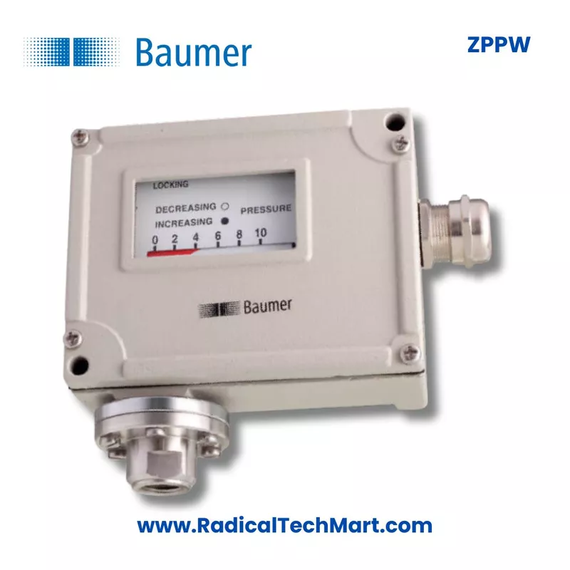 Baumer ZPPW Piston Pressure Switch